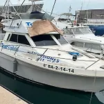 Motorboat In The Harbor