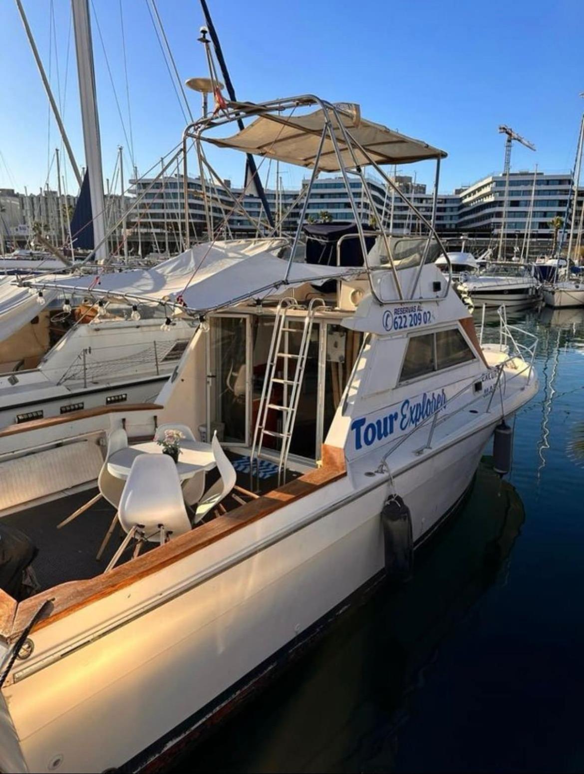 Motorboat In The Harbor *